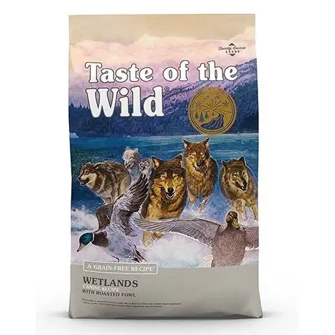 Taste of the Wild Wetlands Alimento seco para perros sin cereales