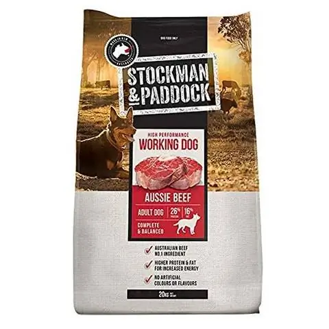 Stockman & Paddock High Performance Dry Beef Food para perros de trabajo