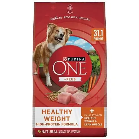 Purina One Plus Ден-соолукта жогорку протеиндин формуласы