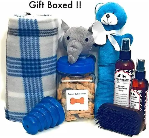 Deluxe Blue Dog Gift-Wolfe en Sparky-Amazon