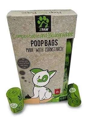 Bolsas biodegradables para caca de perro ZPAW