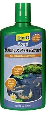 Tetrapond Barley และ Peat Extract การบำบัดน้ำใส