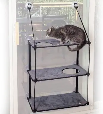 K&H Tsiaj Khoom EZ Mount Triple Stack Cat Furniture