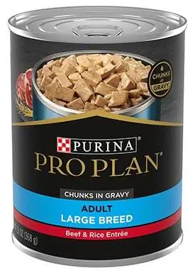 Purina Pro Plan تخصصی مخصوص بزرگسالان نژاد بزرگ گاو و برنج غذای کنسرو شده سگ