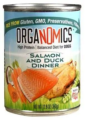 OrgaNOMics Salmon & Duck Dinner Беззерновой паштет Влажный корм для собак