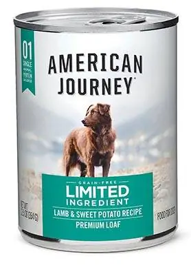 American Journey Limited Ingredient Dieet Lam & Zoete Aardappel Recept Graanvrij ingeblikt hondenvoer