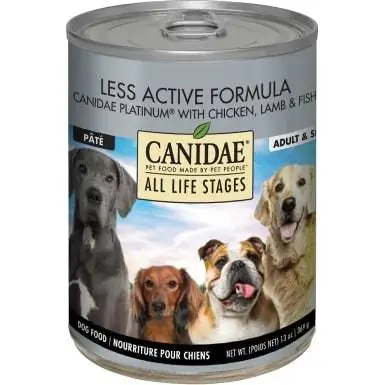 CANIDAE All Life Stages Makanan Anjing Kaleng Formula Ayam, Domba & Ikan Kurang Aktif