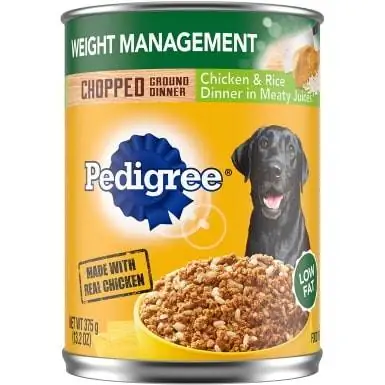 Pedigree Managementul greutății