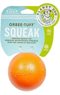 პლანეტა ძაღლი Orbee Tuff Squeak Ball