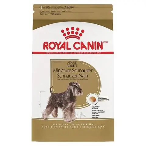 Royal Canin Breed He alth Nutrition Մանրանկարչություն Schnauzer Մեծահասակների համար չոր շների կեր