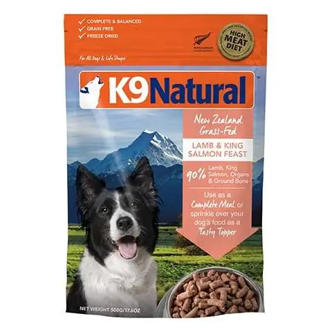 K9 Natural Freeze-Dried Dog Food เนื้อแกะและปลาแซลมอน