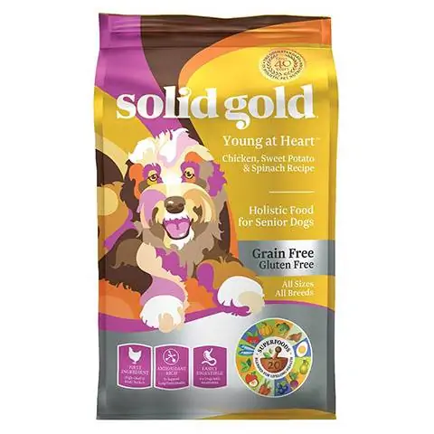 Solid Gold Young at Heart – getreidefreies Hundefutter für ältere Hunde