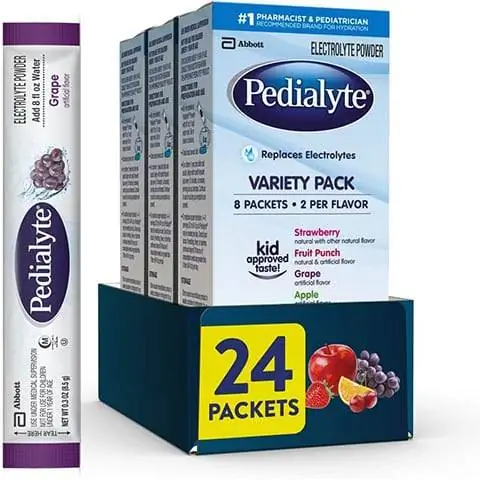 Πακέτα σκόνης ηλεκτρολυτών Pedialyte