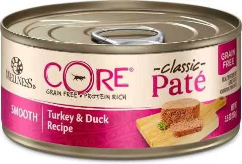 Thức ăn cho mèo đóng hộp Wellness CORE Natural Grain Free Turkey & Duck Pate