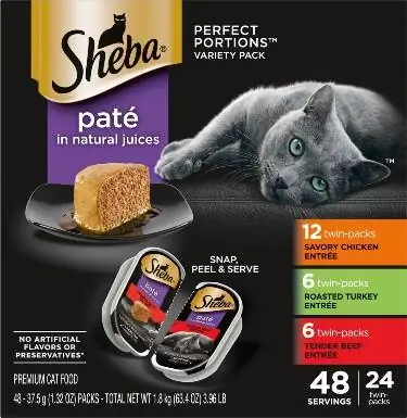 Sheba Perfect Portions getreidefreies Nassfutter für Katzen