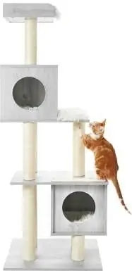 Frisco 62-in Modern Cat Tree & Condo