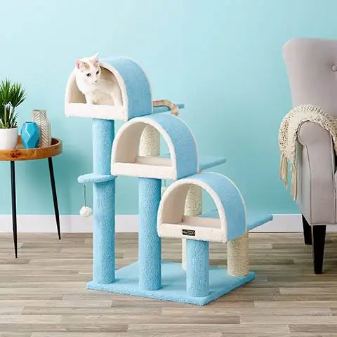 Armarkat 38-palcový Faux Fleece Cat Tree