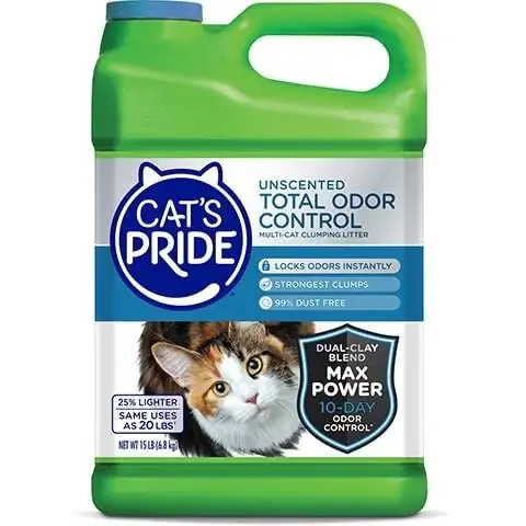 Cat's Pride Total Odor Control Unscented Clumping Clay Cat Litter