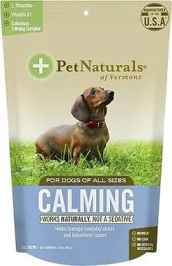 Pet Naturals din Vermont Produse de mestecat calmant pentru câini