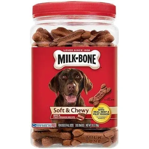 Milk-Bone Soft & Chewy Rundvlees & Filet Mignon Recept Hondensnoepjes