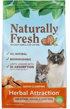 Sampah Kucing Walnut Semulajadi