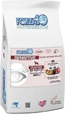 4Forza10 Nutraceutic Sensitive Tear Stain Plus მარცვლეულის გარეშე მშრალი ძაღლის საკვები