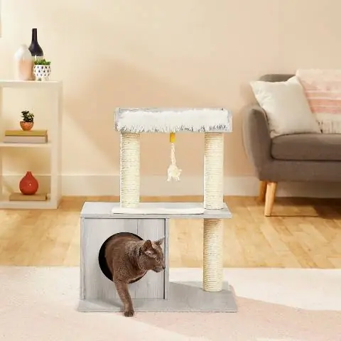 Frisco 28.5 in Modern Cat Tree & Condo