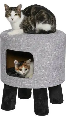 MidWest 1-Zaj Dab Neeg Feline Nuvo Stella Cat Condo