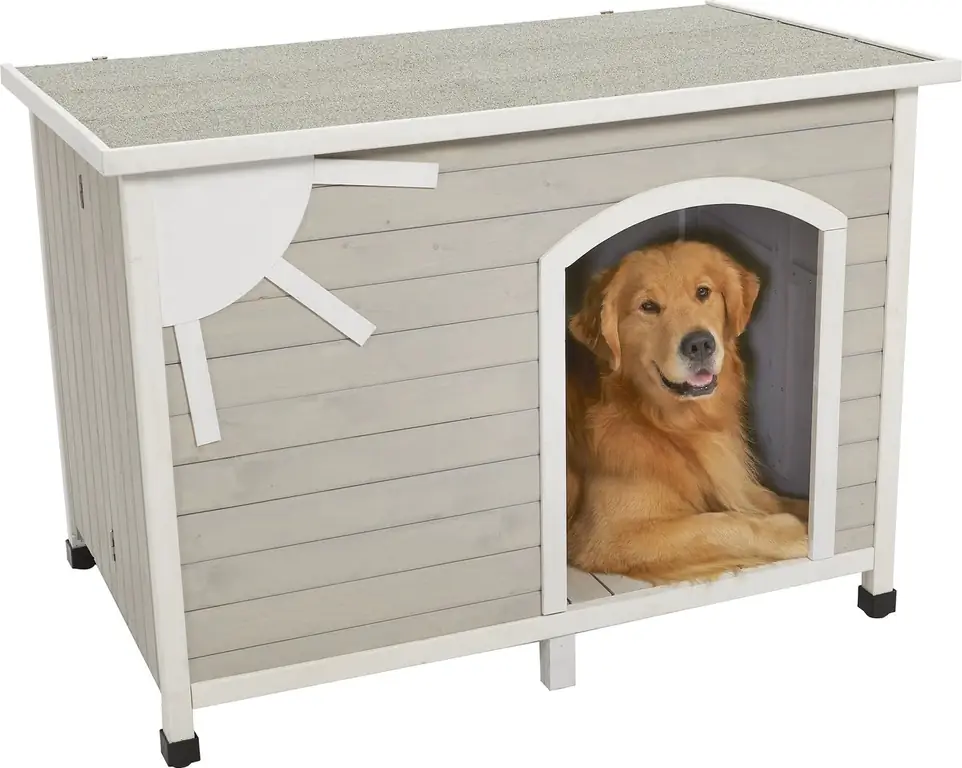 MidWest Eillo Folding Outdoor Wood Dog House