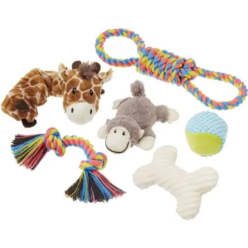 Frisco Jungle Pals Plush & Rope Variety Pack Dog Toy