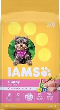 3Iams ProActive He alth Smart Puppy Small & Toy Breed Dry Dog Food