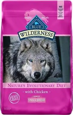 1Blue Buffalo Wilderness Small Breed Chicken Recipe na Walang Butil na Dry Dog Food