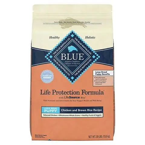 Blue Buffalo Life Protection Formula Cachorro de Raça Grande Frango e Arroz Integral