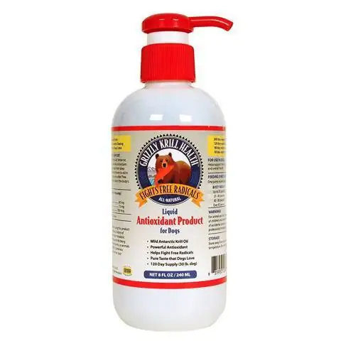 Grizzly Pet Products 00831 Krill Líquido Antioxidante