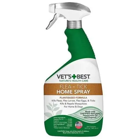 Vet's Best 3165810348ONL Spray per pulci