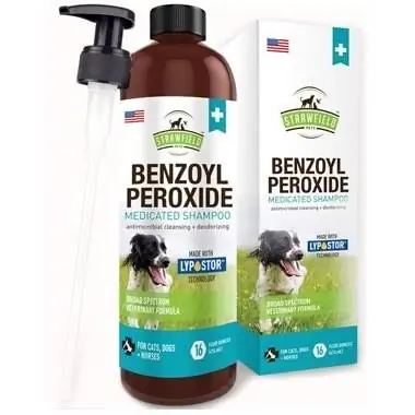 Syampu Strawfield Pets Benzoyl Peroxide