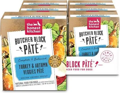 The Honest Kitchen Kasap Block Pate Turkey & Autumn Veggies Pate Wet Dog Food