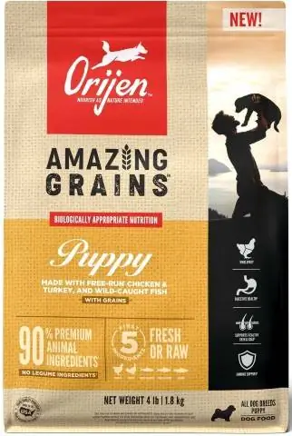 Hrană uscată pentru câini ORIJEN Amazing Grains Puppy