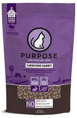 Formål Carnivore Rabbit Raw Cat Food