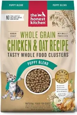 The Honest Kitchen Food Clusters Whole Grain Chicken & Oat Recipe Puppy Blend Dog Food