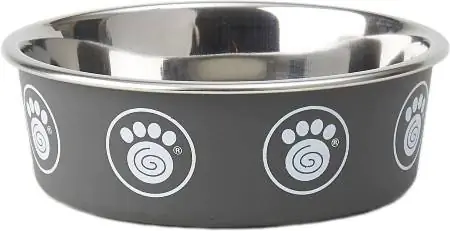 PetRageous Designs Capri Дат баспас болоттон жасалган Dog Bowl