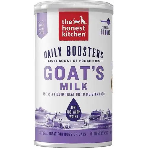 The Honest Kitchen Daily Menggalak Susu Kambing Segera dengan Probiotik