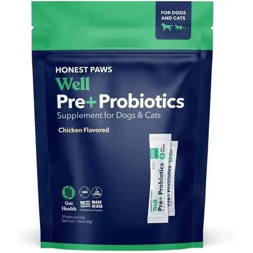 Probiotiques Honest Paws Well Pre+