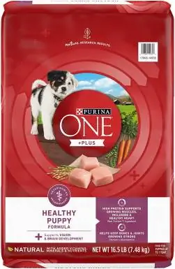 Purina ONE ბუნებრივი, მაღალი ცილოვანი მშრალი ლეკვების საკვები