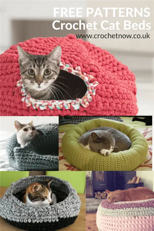 Tempat Tidur Kucing Crochet: Gua oleh Craft World