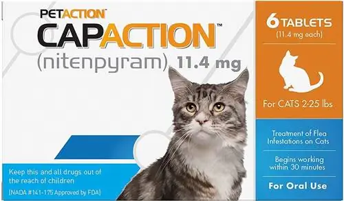 CAPACTION Điều trị bọ chét ở miệng hiệu quả nhanh cho mèo