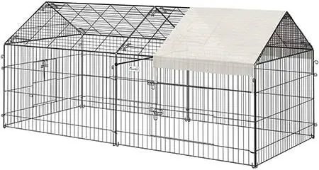 PawHut Outdoor Metal Pet Enclosure