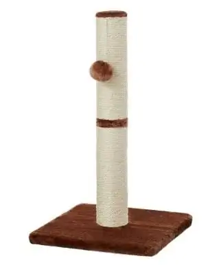 Frisco 21-hauv Sisal Cat Scratching Post nrog Toy