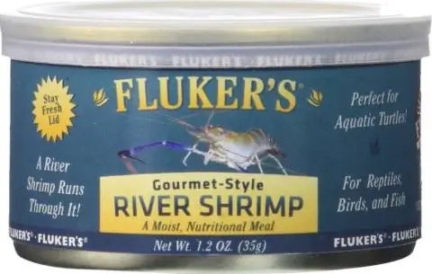 อาหารสัตว์เลื้อยคลานกุ้งแม่น้ำสไตล์กูร์เมต์ของ Fluker