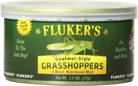 Fluker's Gourmet-Style Grasshoppers Reptile Food